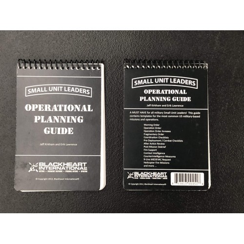 Blackheart Guide Book - Small Unit Leaders Operational Planning Guide