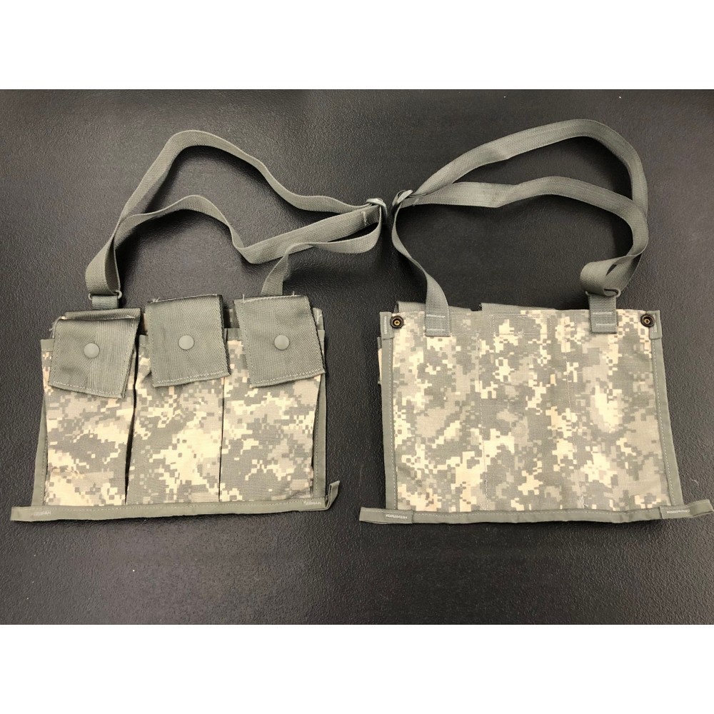 Lot of 2 ACU 6 Magazine Bandoleer Pouch MOLLE Mag Pouches US Military Army NEW 