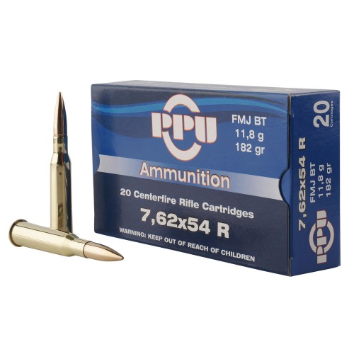 PPU 7.62x54R - 182gr FMJ- 20rds