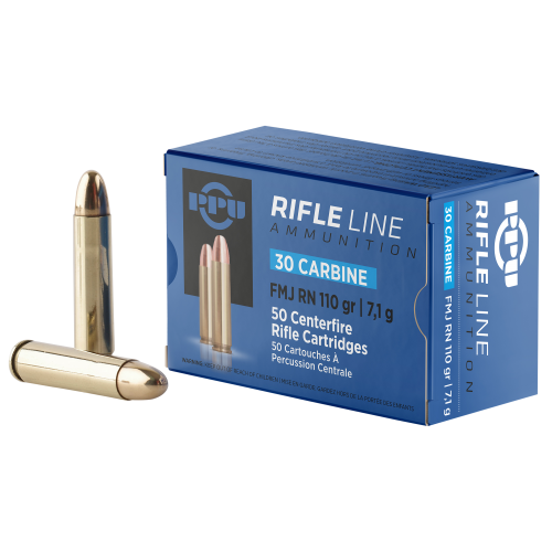 PPU .30 Carbine - 110gr FMJ - 50rds