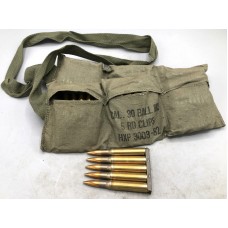 Greek Surplus .30-06 - 60rd Bandoleer On 5rd Clips