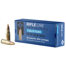PPU 7.92x33 Kurz - 124gr FMJ - 20rds PPU 7.92x33 Kurz - 124gr FMJ - 20rds