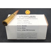 Chinese 7.62x54R Brass Cased Surplus - 20rds