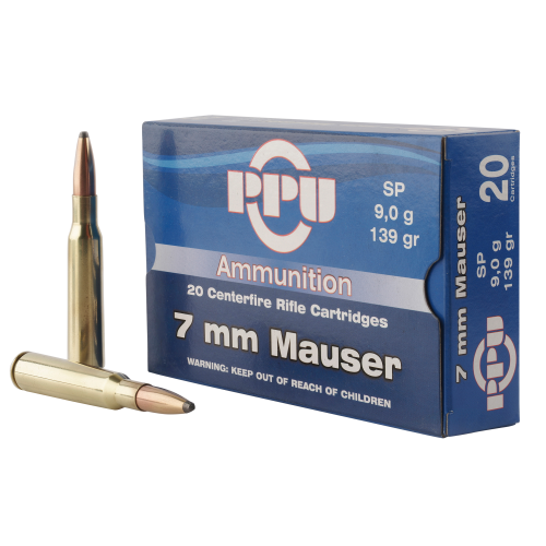 PPU 7mm Mauser - 139gr SP - 20rds