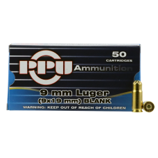 PPU 9mm Luger Blanks - 50rd Box